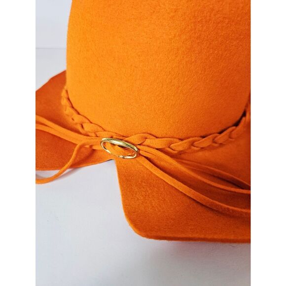Vintage Glenover Henry Pollak Felted Wool Notched Brim Rancher Fedora Derby Hat main image 6